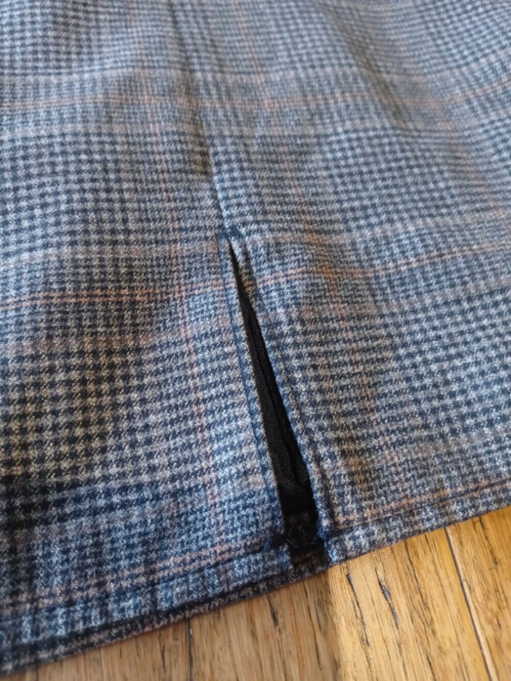 OLD NAVY heritage mini skirt in brown check (L) - Picture 11 of 14